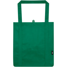 Load image into Gallery viewer, Liberty GRS recycled non-woven bottom board tote bag 29L — Green (front)