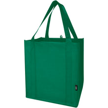 Load image into Gallery viewer, Liberty GRS recycled non-woven bottom board tote bag 29L — Green