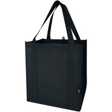 Load image into Gallery viewer, Liberty GRS recycled non-woven bottom board tote bag 29L — Black