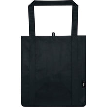 Load image into Gallery viewer, Liberty GRS recycled non-woven bottom board tote bag 29L — Black (front)