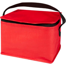 Load image into Gallery viewer, Spectrum 6-can recycled non-woven cooler bag 4L — Red (detail)