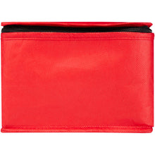 Load image into Gallery viewer, Spectrum 6-can recycled non-woven cooler bag 4L — Red (front)