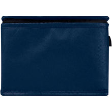 Load image into Gallery viewer, Spectrum 6-can recycled non-woven cooler bag 4L — Navy (front)