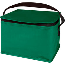Load image into Gallery viewer, Spectrum 6-can recycled non-woven cooler bag 4L — Green (detail)