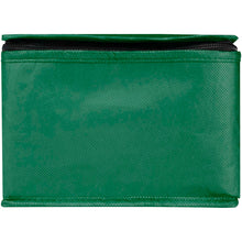 Load image into Gallery viewer, Spectrum 6-can recycled non-woven cooler bag 4L — Green (front)