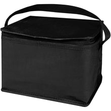 Load image into Gallery viewer, Spectrum 6-can recycled non-woven cooler bag 4L — Black (detail)