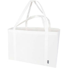 Load image into Gallery viewer, Jumbo GRS recycled non-woven extra large tote bag 65L — White