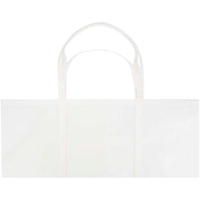 Load image into Gallery viewer, Jumbo GRS recycled non-woven extra large tote bag 65L — White (back)
