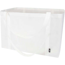 Load image into Gallery viewer, Jumbo GRS recycled non-woven extra large tote bag 65L — White (detail)