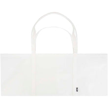Load image into Gallery viewer, Jumbo GRS recycled non-woven extra large tote bag 65L — White (front)