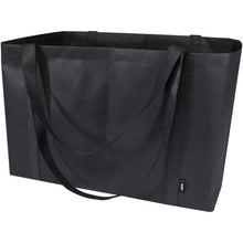 Load image into Gallery viewer, Jumbo GRS recycled non-woven extra large tote bag 65L — Black (detail)
