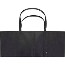 Load image into Gallery viewer, Jumbo GRS recycled non-woven extra large tote bag 65L — Black (front)
