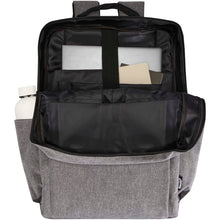 Load image into Gallery viewer, Libra 15” GRS recycled laptop backpack 15L — Heather grey (detail)