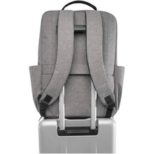 Load image into Gallery viewer, Libra 15” GRS recycled laptop backpack 15L — Heather grey (detail 2)