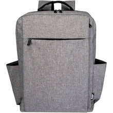 Load image into Gallery viewer, Libra 15” GRS recycled laptop backpack 15L — Heather grey (front)