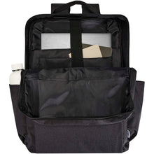 Load image into Gallery viewer, Libra 15” GRS recycled laptop backpack 15L — Heather Charcoal (detail)