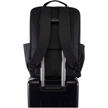 Load image into Gallery viewer, Libra 15” GRS recycled laptop backpack 15L — Heather Charcoal (detail 2)
