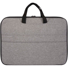 Load image into Gallery viewer, Libra 14” 2-in-1 GRS recycled laptop case 3L — Heather grey (back)