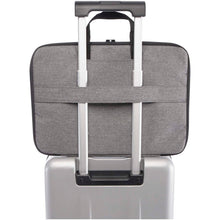 Load image into Gallery viewer, Libra 14” 2-in-1 GRS recycled laptop case 3L — Heather grey (detail 2)