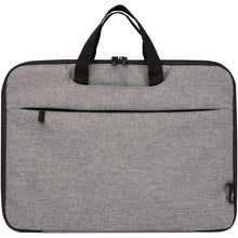 Load image into Gallery viewer, Libra 14” 2-in-1 GRS recycled laptop case 3L — Heather grey (front)
