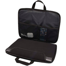 Load image into Gallery viewer, Libra 14” 2-in-1 GRS recycled laptop case 3L — Heather Charcoal (detail)