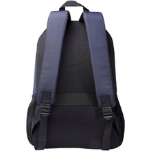 Load image into Gallery viewer, Trend Plus 15” GRS recycled laptop backpack 20L — Navy (back)