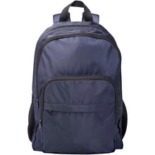 Load image into Gallery viewer, Trend Plus 15” GRS recycled laptop backpack 20L — Navy (front)