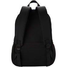 Load image into Gallery viewer, Trend Plus 15” GRS recycled laptop backpack 20L — Black (back)