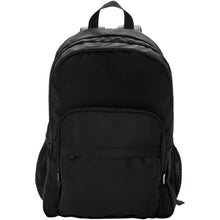 Load image into Gallery viewer, Trend Plus 15” GRS recycled laptop backpack 20L — Black (front)