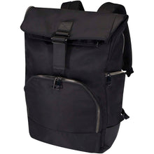 Load image into Gallery viewer, Rhine 15” GRS recycled rolltop backpack 18L — Black