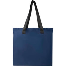 Load image into Gallery viewer, EcoFold RPET foldable tote bag 16L — Navy (back)
