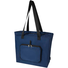 Load image into Gallery viewer, EcoFold RPET foldable tote bag 16L — Navy