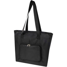 Load image into Gallery viewer, EcoFold RPET foldable tote bag 16L — Black