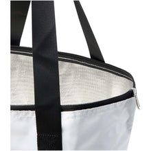 Load image into Gallery viewer, EcoFold RPET foldable tote cooler bag 15L — White (detail)