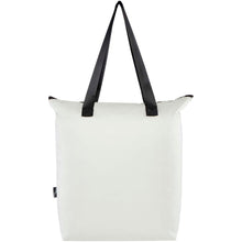 Load image into Gallery viewer, EcoFold RPET foldable tote cooler bag 15L — Sandstone (back)
