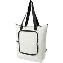 Load image into Gallery viewer, EcoFold RPET foldable tote cooler bag 15L — Sandstone