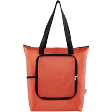 Load image into Gallery viewer, EcoFold RPET foldable tote cooler bag 15L — Brick (front)