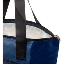Load image into Gallery viewer, EcoFold RPET foldable tote cooler bag 15L — Navy (detail)