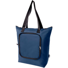 Load image into Gallery viewer, EcoFold RPET foldable tote cooler bag 15L — Navy