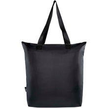 Load image into Gallery viewer, EcoFold RPET foldable tote cooler bag 15L — Black (back)