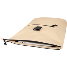 Load image into Gallery viewer, Resi Plus 15" GRS recycled roll-top backpack 18L — Oatmeal (detail)