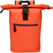 Load image into Gallery viewer, Resi Plus 15" GRS recycled roll-top backpack 18L — Brick (front)