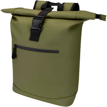 Load image into Gallery viewer, Resi Plus 15" GRS recycled roll-top backpack 18L — Forest green