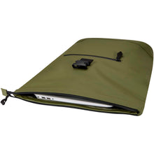 Load image into Gallery viewer, Resi Plus 15" GRS recycled roll-top backpack 18L — Forest green (detail)