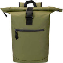 Load image into Gallery viewer, Resi Plus 15" GRS recycled roll-top backpack 18L — Forest green (front)
