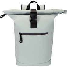 Load image into Gallery viewer, Resi Plus 15" GRS recycled roll-top backpack 18L — Grey (front)