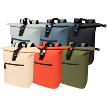Load image into Gallery viewer, Resi Plus 15" GRS recycled roll-top backpack 18L — group