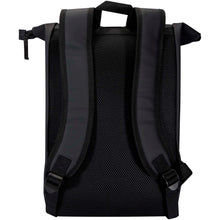 Load image into Gallery viewer, Resi Plus 15" GRS recycled roll-top backpack 18L — Black (back)