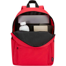 Load image into Gallery viewer, Byron 14" GRS recycled city laptop backpack 16L — Red (detail)