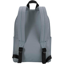 Load image into Gallery viewer, Byron 14" GRS recycled city laptop backpack 16L — Grey (back)